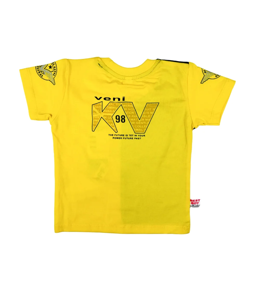 2 Pcs Suit for Boys Yellow