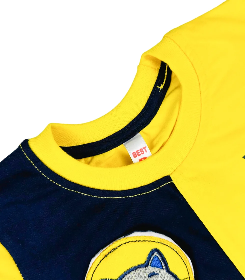 2 Pcs Suit for Boys Yellow