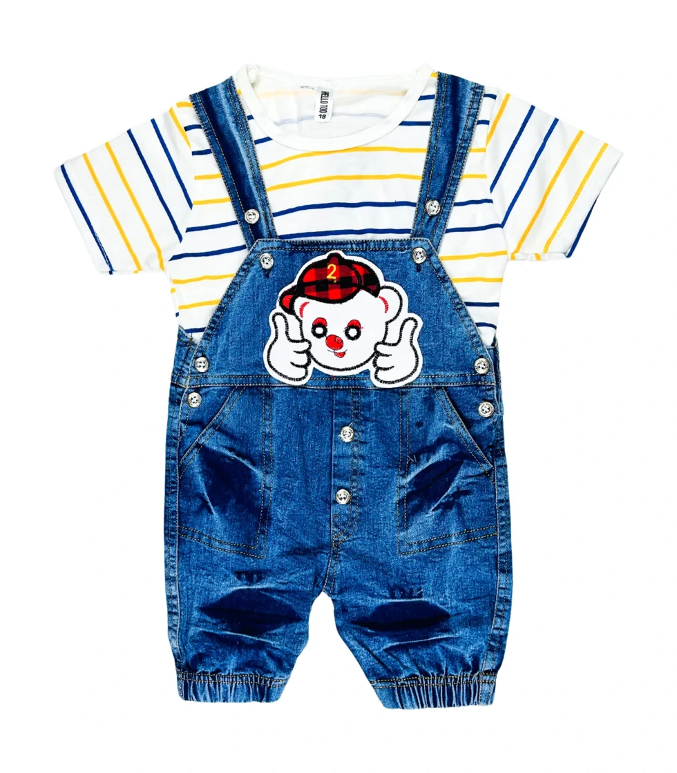 Stylish Romper for Boys Yellow