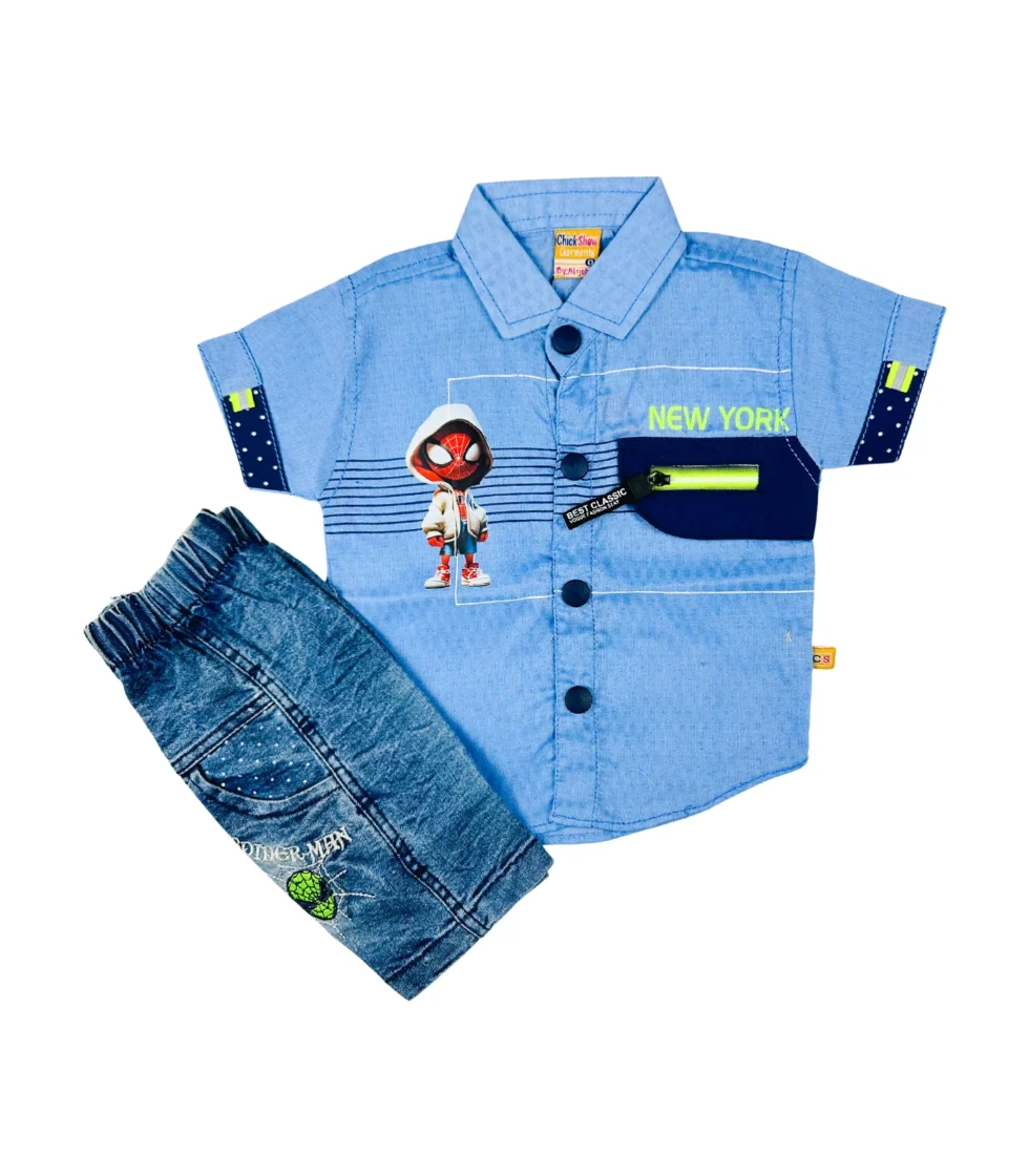 2 Pcs Suit for Boys Blue