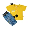 2 Pcs Suit for Boys Mustard