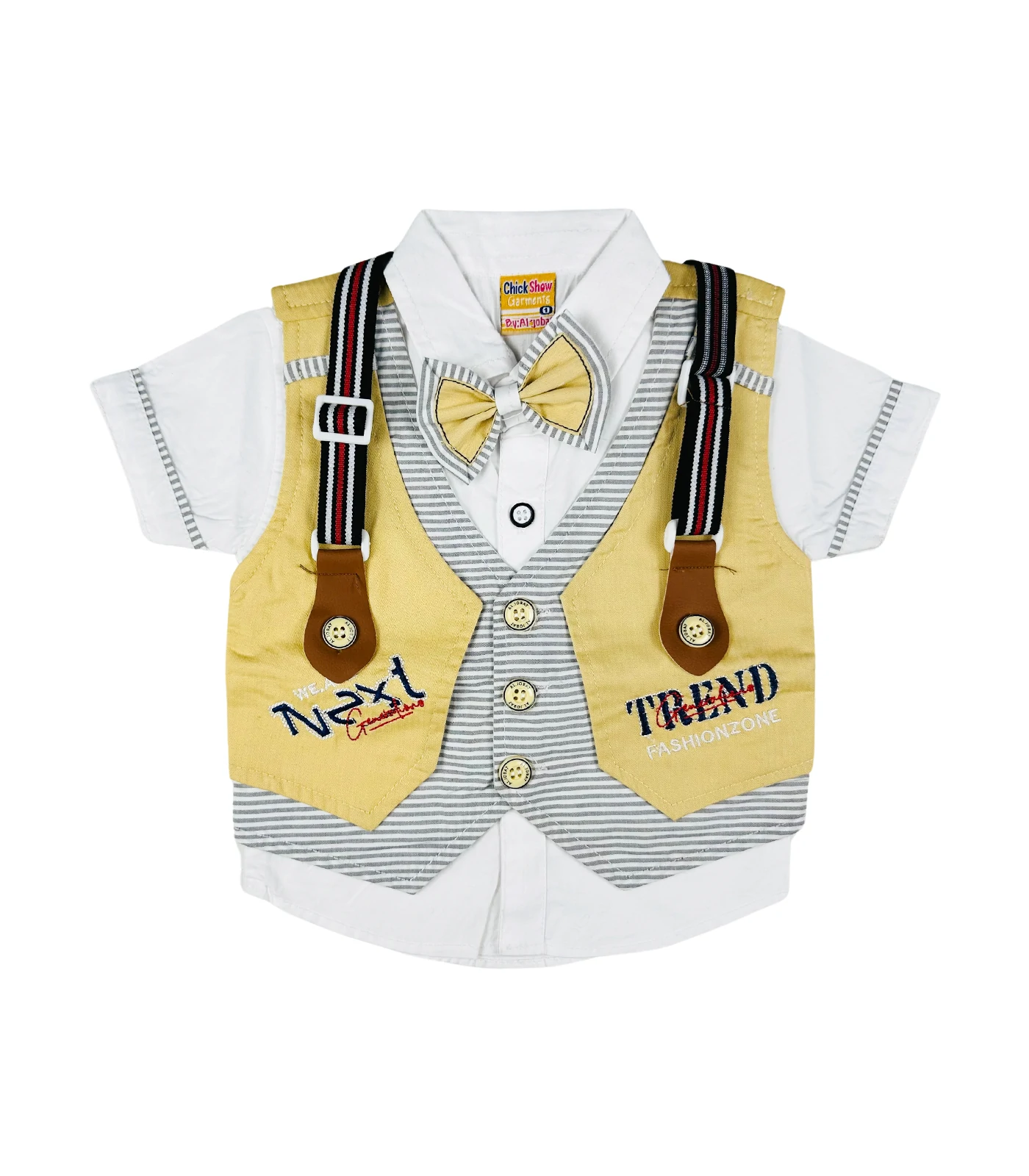 Fancy 3 Pcs Suit for Boys Skin