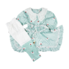 Stylish Frock Style Top & Bottom for Girls Green