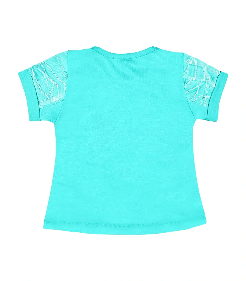 Fancy T-Shirt & Pant for Girls Blue