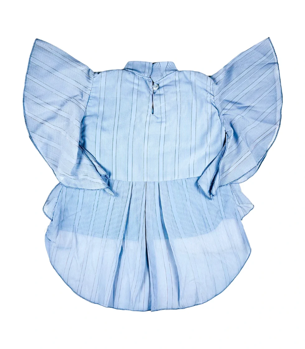 Partywear Top for Girls Blue
