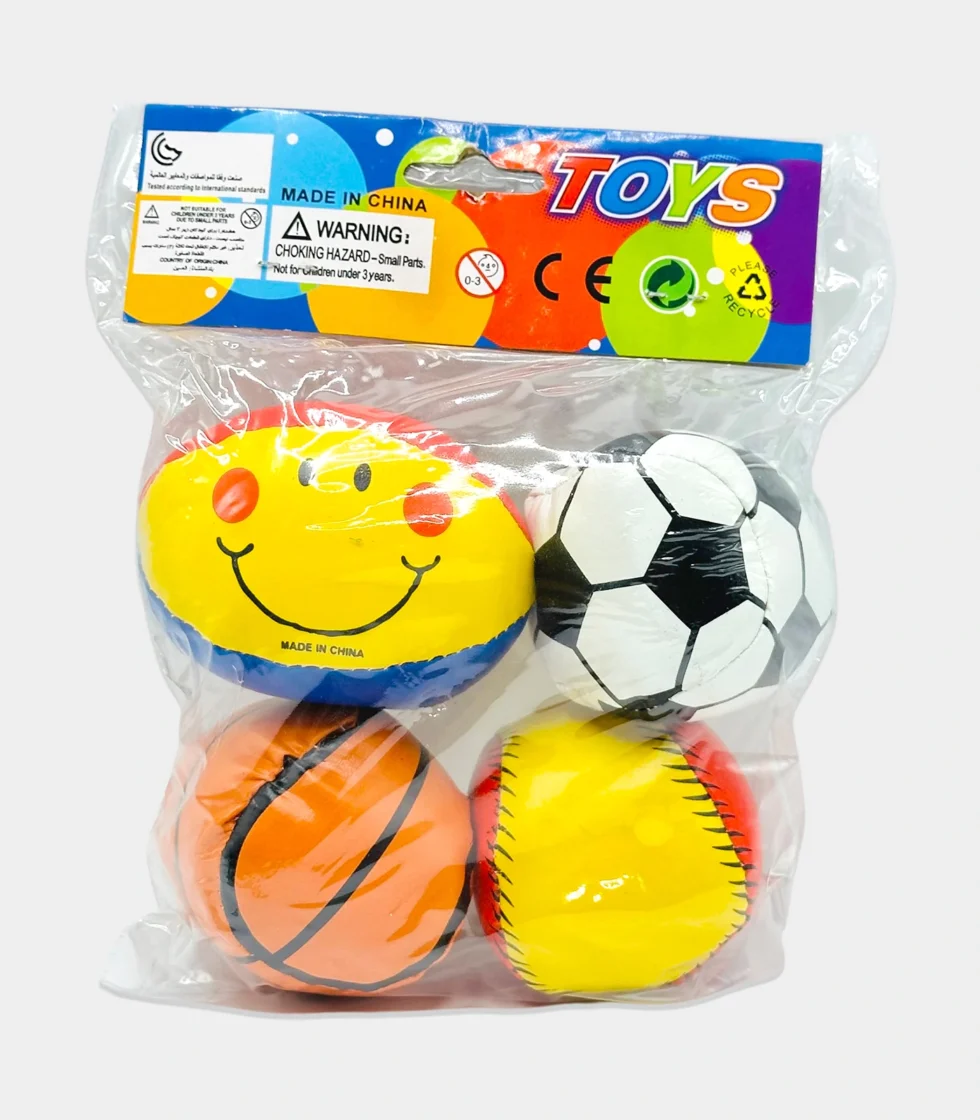 Pack of 4 Baby Soft Foam Balls
