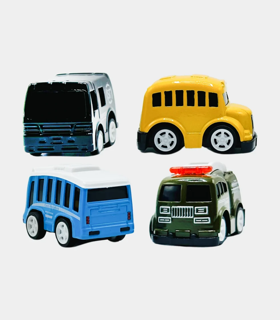 Twisted Egg Cartoon Pull Back Mini Alloy Metal Toy Car